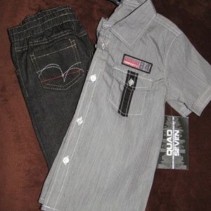 Two piece boys clothing